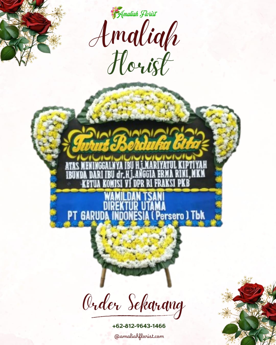 Papan Bunga Duka Maesa